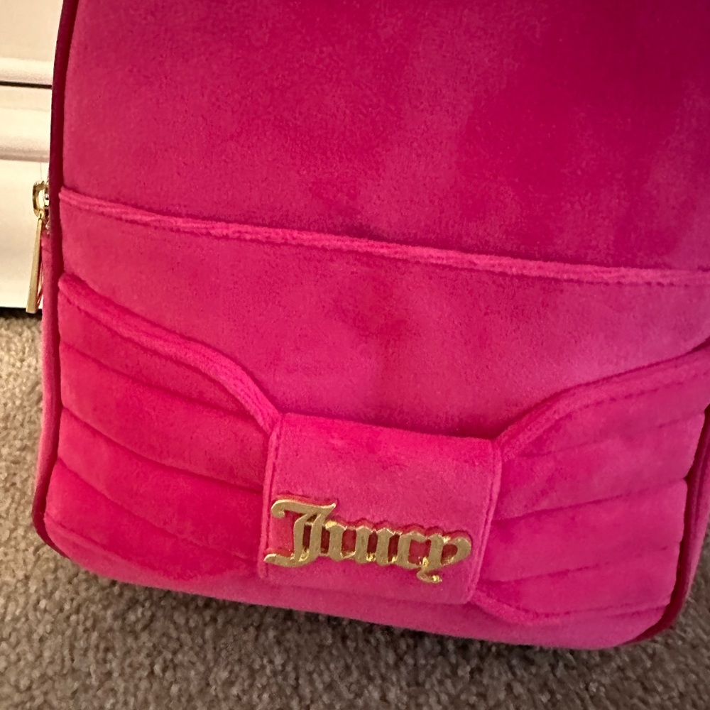 Juicy couture, backpack velour💜💕